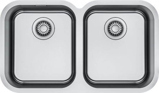 Franke Smart Srx 1203434 3011750303 Поддръжка Мивка Inox Четкан Ш76.19xД44.7см Сребрист