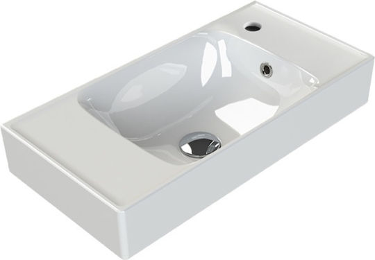 Cerastyle Επικαθήμενος Νιπτήρας Πορσελάνης 60x30x12cm Λευκό