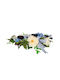 Iliadis Christmas White Candlestick 64x26cm