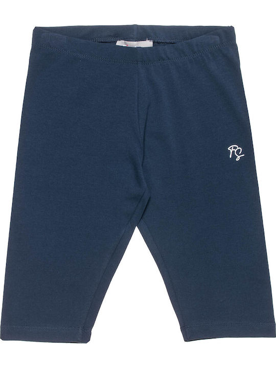 Kinder Leggings Radfahren Kurz Blau
