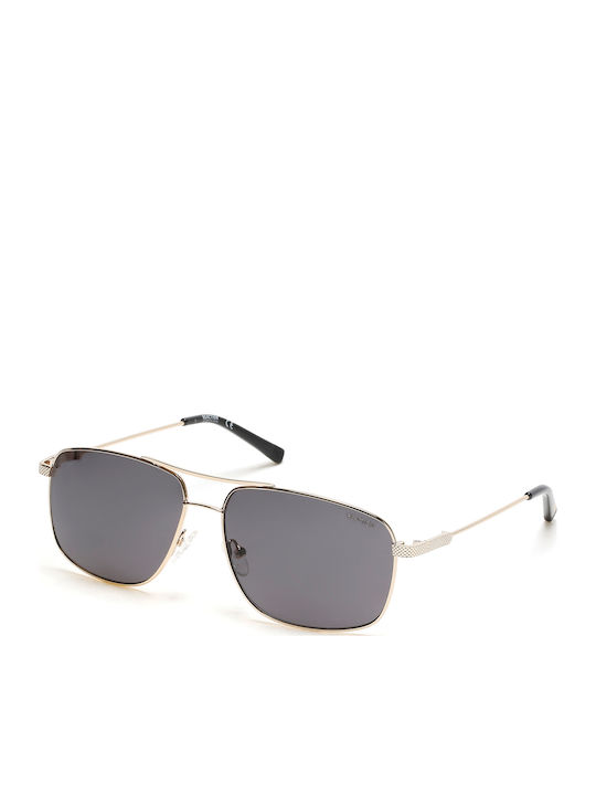 Kenneth Cole Ανδρικά Γυαλιά Ηλίου με Ασημί Μεταλλικό Σκελετό και Γκρι Φακό