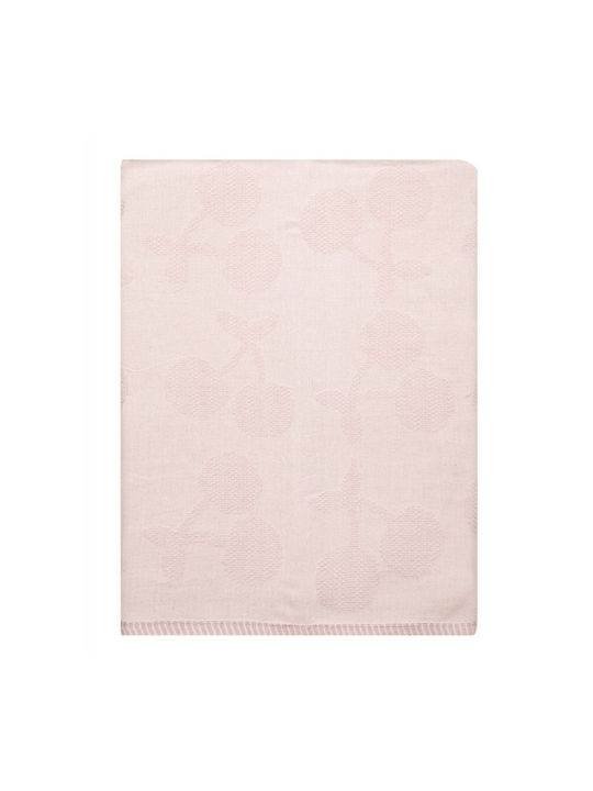 Kentia Baby Blanket Cot Amarena Pink 100x140cm
