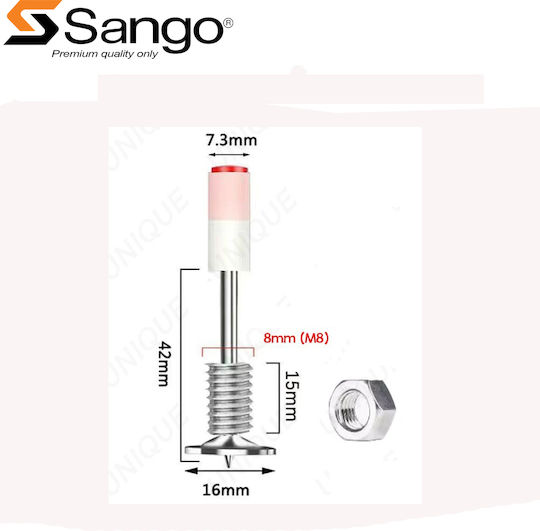 Sango Betonnägel Gewinde M8 42mm Extra Hart