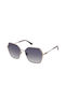 Nina Ricci Women's Sunglasses with Silver Metal Frame and Gray Gradient Lens S0388648