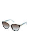 Nina Ricci Women's Sunglasses with Brown Tartaruga Plastic Frame and Brown Gradient Lens S0388655