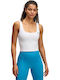 Motion Women's Crop Top Sleeveless White