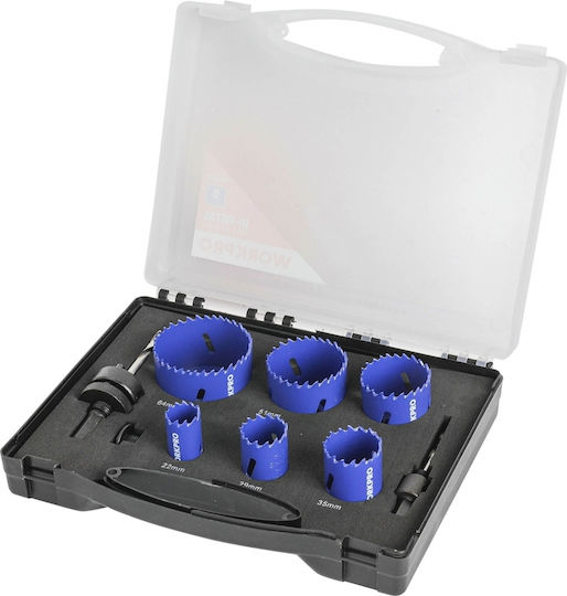 WorkPro Diamond Hole Saw Set for Metal