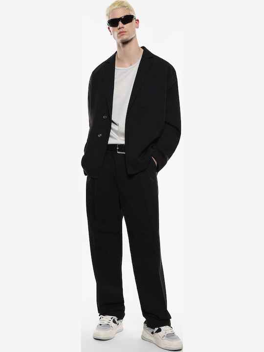 Trousers in Regular Fit Black