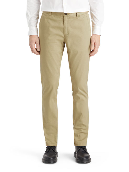 Scotch & Soda Mott Παντελόνι Chino Ελαστικό Καφέ