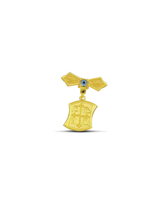 Themelidis Jewels Kinder Sicherheitsnadel aus Gold 9K mit Konstantinato MSP5002.026