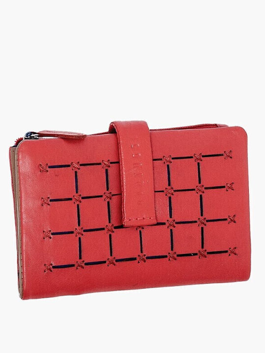 Bartuggi Leather Women's Wallet Classic Red
