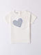 Kinder-T-Shirt Ecru