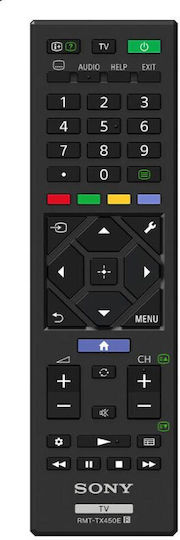 Sony RMT-TX450E Γνήσιο Τηλεχειριστήριο Τηλεόρασης
