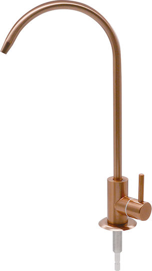 Βρυσάκι Φίλτρου Νερού Qf-705 Rose Gold 100% Inox 1/4"