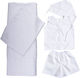 Nuova Vita Set Christening Oilcloths White 2 Pieces
