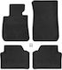 Carro 247464 Rubber Mats BMW Series 3 E90 Sedan E91 Wagon 2004-2012 4 Pieces Black