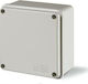 Scame Surface Mounted Electrical Box IP56 in Gray Color