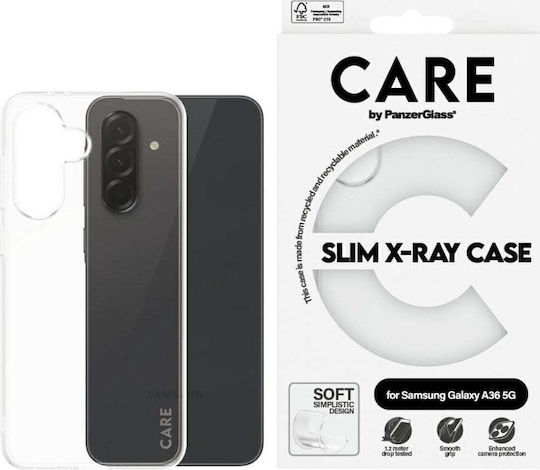 CARE by PanzerGlass Fashion X-ray Back Cover Plastic 1.2mm Transparent (Samsung Galaxy A36 5G, PanzerGlass)