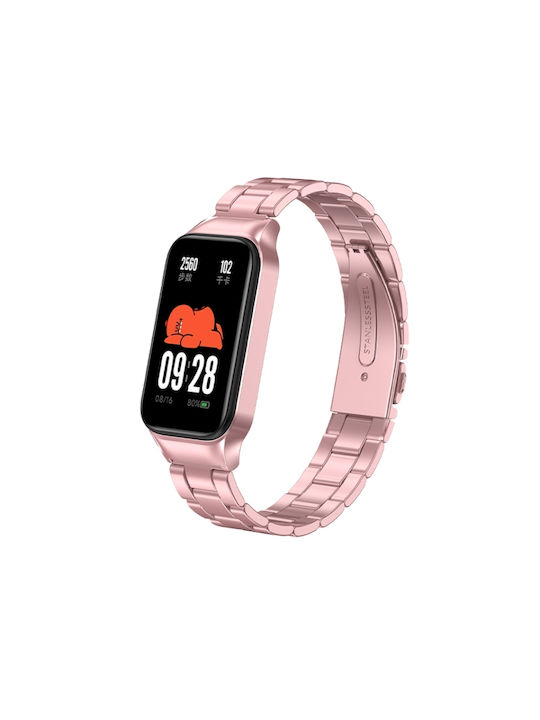 Λουράκι Ροζ (Smart Band 8 ActiveRealme Band 2)