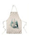 Cotton Club Apron White 85x65cm