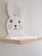 Wooden Bunny Shelf