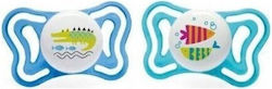 Chicco Physio Light Πιπίλες Σιλικόνης Fish-Croc...