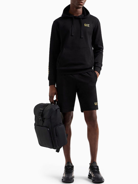 Emporio Armani Αθλητική Ανδρική Βερμούδα Μαύρη Emporio Armani Αθλητική Ανδρική Βερμούδα Μαύρη