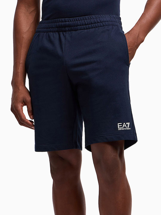 Emporio Armani Αθλητική Ανδρική Βερμούδα Navy Blue