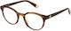 Furla Women's Eyeglass Frame Brown Tortoiseshel...