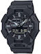 Casio G-shock Digital Herrenuhr Chronograph Batterie mit Schwarz Kautschukarmband