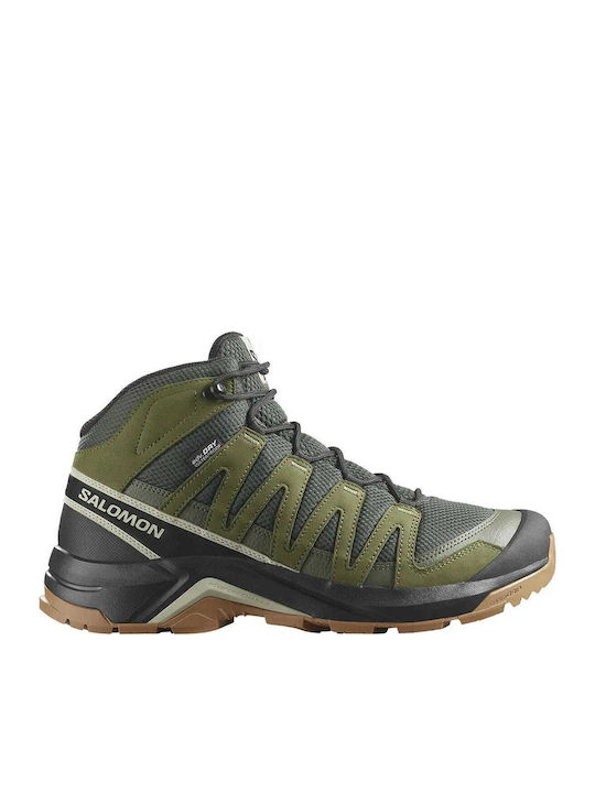 Salomon X-adventures Recon Men's Hiking Boots Waterproof with Gore-Tex Membrane Green
