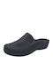 Anatomical Leather Women's Slippers Black
