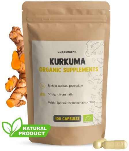 Cupplement Turmeric with Black Pepper 600mg 100 capace Turmeric
