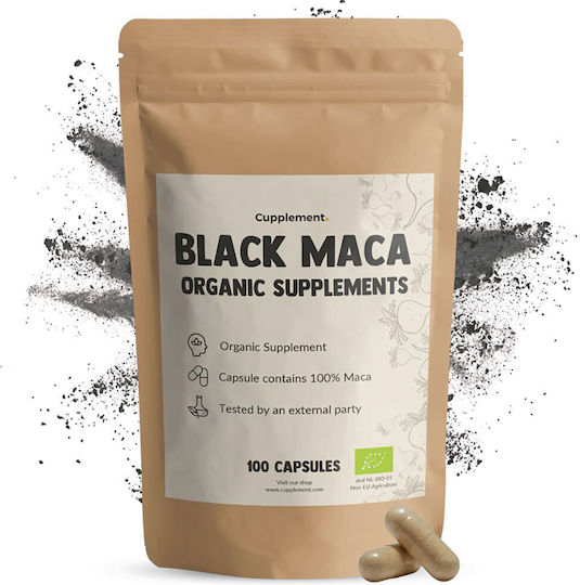 Cupplement Organic Black Maca 500mg 100 κάψουλες