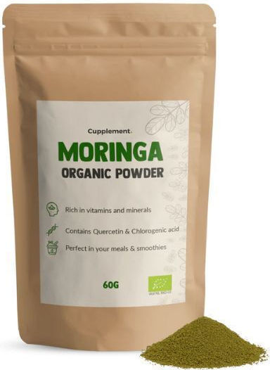 Cupplement Moringa Oleifera Organic Powder 500mg 60gr