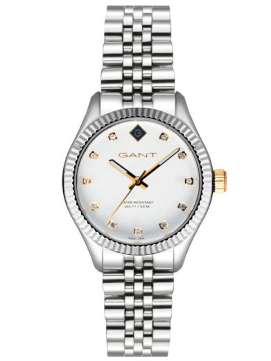 Gant Sussex Γυναικείο Ρολόι 34mm Χρονογράφος Μπ...