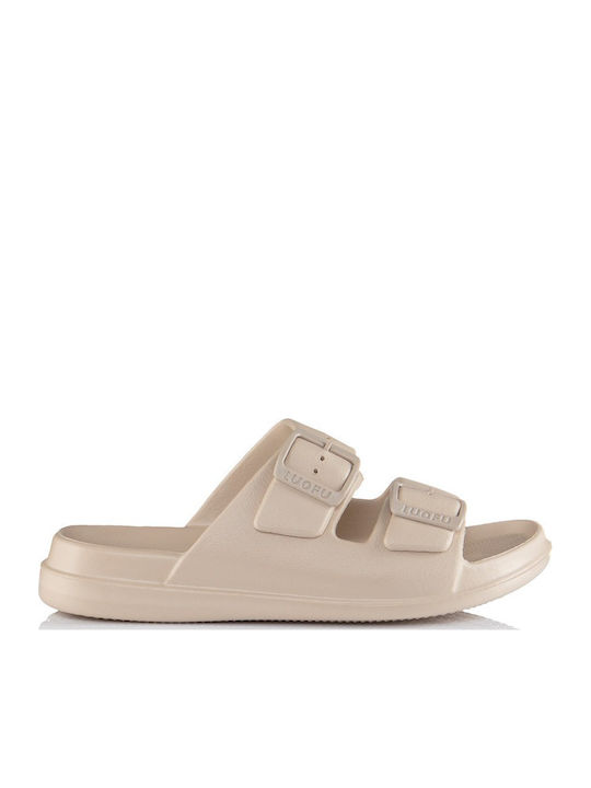 Cubanitas Frauen Flip Flops in Braun Farbe