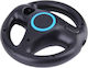 Black Steering Wheel Nintendo Wii Remote