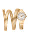 Just Cavalli Signature Snake Watch with Gold Metal Bracelet