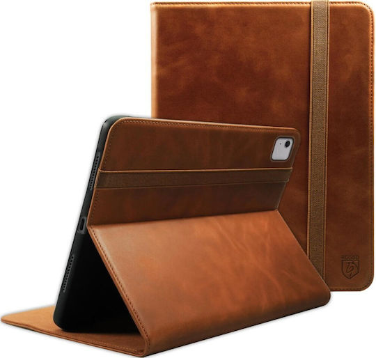 Rosso Deluxe Flip Cover Δερμάτινη Καφέ (iPad Air 13" 2024)