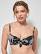 Bikini Top with Padding Black