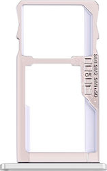 Tavă Duală pentru Cartelă SIM și Micro SD Meizu M5 Note Argintiu Tavă Duală pentru Cartelă SIM și Micro SD Meizu M5 Note Argintiu