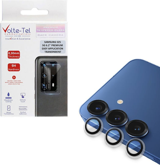 Volte-Tel Premium Easy Application Προστασία Κάμερας Tempered Glass Διάφανο για το Samsung S25 5G
