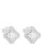 Charmy Earrings made of Silver with Stones