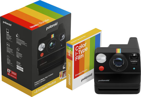 Polaroid Now+ Gen 3 Instant Φωτογραφική Μηχανή Black