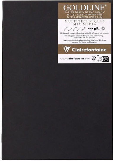 Clairefontaine Μπλοκ Σχεδίου Goldline 20φ Α4 21x29,7cm 140g
