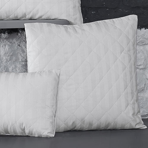 Hotel Pillow Quilted Removable Cover 40x40cm Pucioasa White