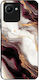 Θήκη Sonique Marble Series Realme C30 Μπορντώ