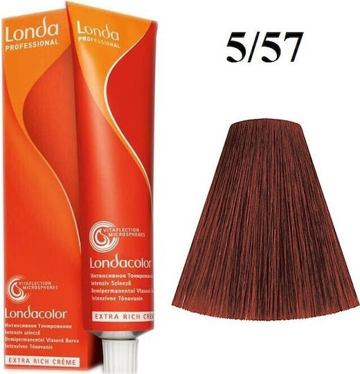 Londa Professional Προσωρινή Βαφή Μαλλιών Χωρίς Αμμωνία 5/57 60ml