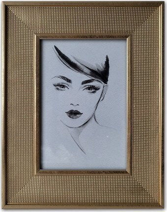 Ramă Foto Aurie Colecția Home Styling 17.5 X 22.5 Cm